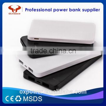 Portable 4000mAh 8000mAh External Battery Dual USB Power Bank