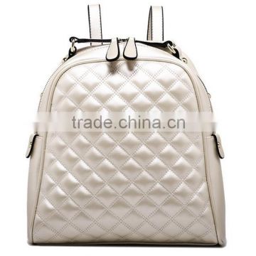 China cheap leather school backpack