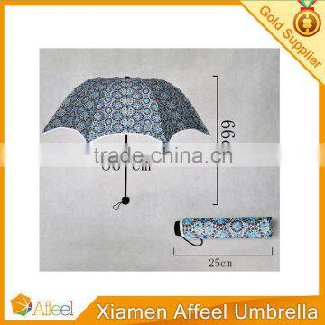 Silver glue UV-blocking mini folding umbrella