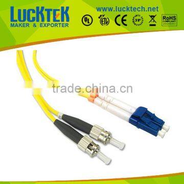 LC to FC Single Mode, Duplex, 9/125 optic fiber cable