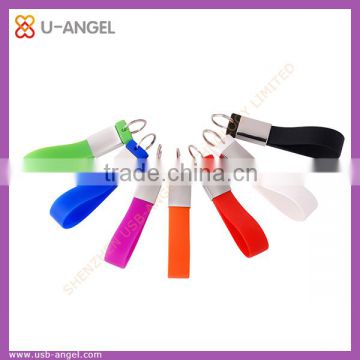 Hot selling fashion business colorful 32GB Bracelet usb flash drive with logo customized