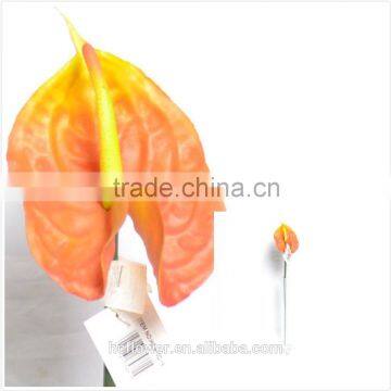 High Quality Emulational Anthurium, Orange