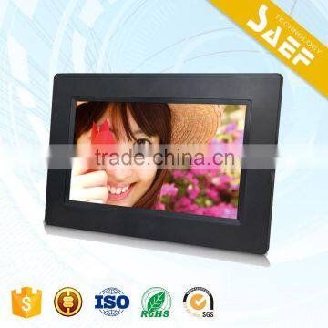 optional SD card 7 inch digital photo frame with 1024*600 resolution