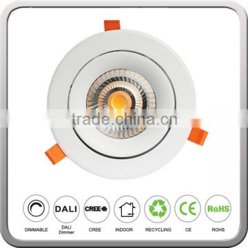30W COB LED downlight recessed mounted with 150mm led down light