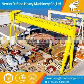 Electric Ship Building Gantry Crane 100t,Single Girder Gantry Crane for Sale