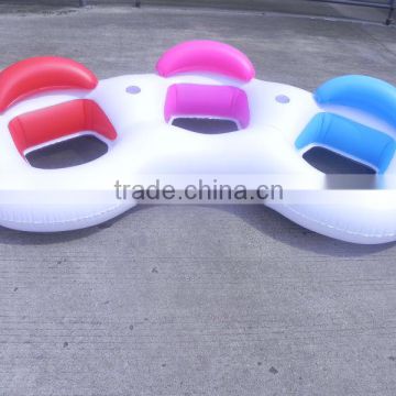 pvc inflatable queen lounge water tube