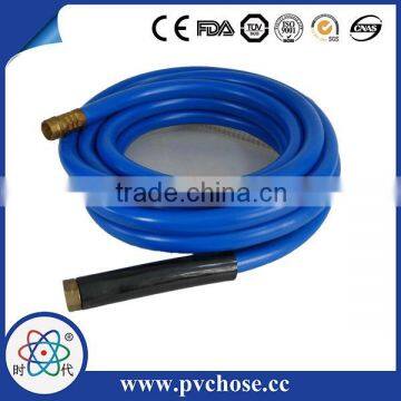 coiled air hose PU pneumatic recoil hose