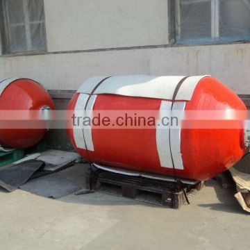 China unsinkable polyurethane foam fender for shipsD1.2m*L2.4m