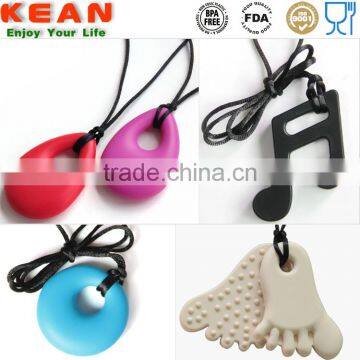 2016 Shenzhen supplier 15 colors for option silicone pendant teether