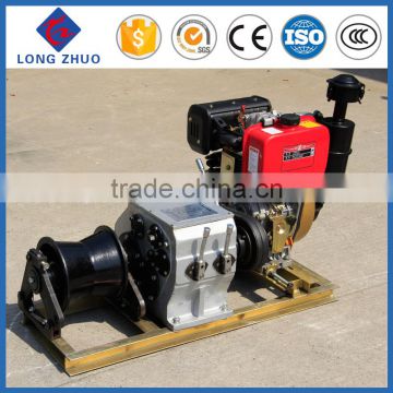 Alibaba gold supplier engine powered winch/cable winch