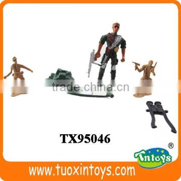 Russian toy soldiers plastic set
