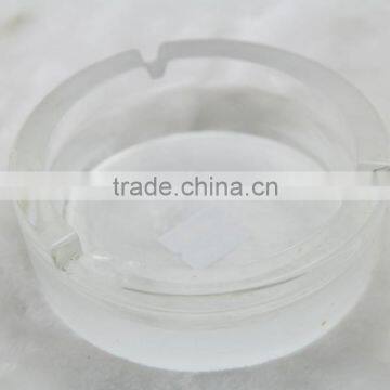 round glass ashtray, frosted glass ashtray