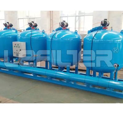 PLC Control System Shallow Silica Sand Filter Equipment