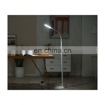 Living room lamp standing modern color changing wire aluminum swing arm dimmable smart led floor lamp