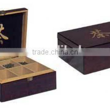 stylish wooden tea packaging box/wooden gift box China wholesale