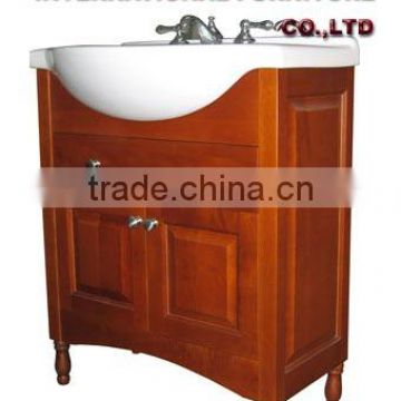 The latest design waterproof wooden bathroom vanity cabinet (VA-58)