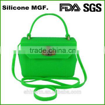 China silicone bag factory supplier ladies fashion silicone shopping bag