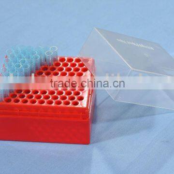 red pipette tip rack