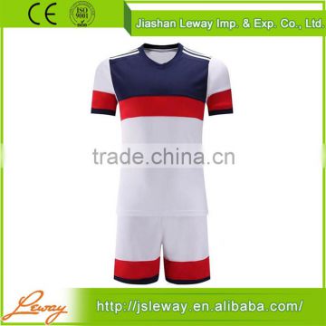 Latest slimfit sportswear china imported retro soccer jersey set