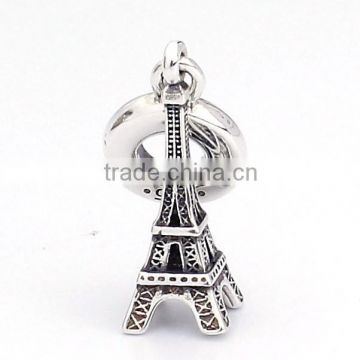 Eiffel charm bracelet plated in 925 Sterling silver charm wholesale
