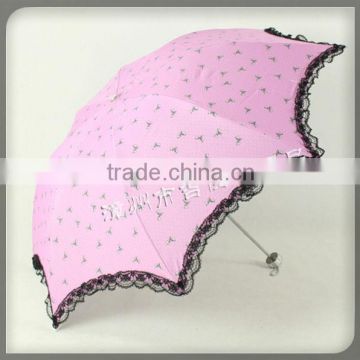 LB315 eye-catching color promotional gift frilly umbrella