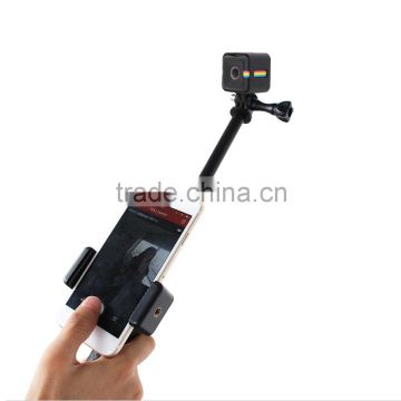 Polaroid Handheld Extendable Selfie Monopod + Cell Phone Clip Holder, real time viewing camera images through mobile phone