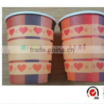 Eco-Friendly Custom Disposable Valentine's Day Paper Cup