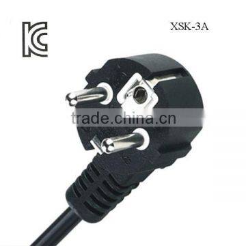 Korea KETI approval 3 pin 16a 250v AC power cord