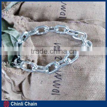 10mm Galvanized Ordinaty Mild Steel Link Chain, Spanish standard chain, Ordinary galv chain