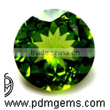 Peridot Round Cut Faceted Color Gemstone From Manufacturer