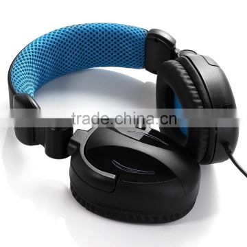 Foldable headband headphone/headsed, PC gaming earphone for Playstaion 4 Xbox one