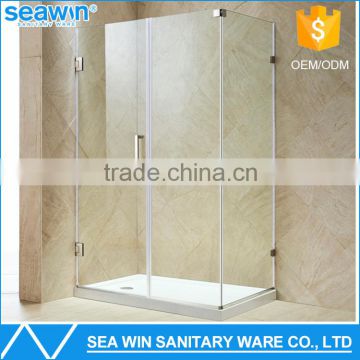 Luxury cheap economic Italian Poland bath small tempered glass bathroom frameless enclosed shower cabin and price                        
                                                Quality Choice