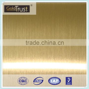 China Supplier Hot selling 304 Pvd Color Coating Stainless Steel Sheet for Elevator and Decoration