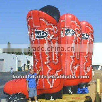 giant inflatable cowboy boots