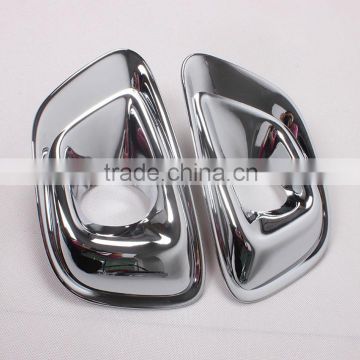 SET FRONT CHROME FOG LAMP LIGHT COVER RH LH front fog lamp cover FOR JEEP COMPASS 2014