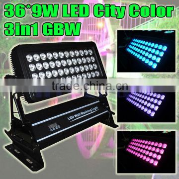 36*9W 3in1 led city color