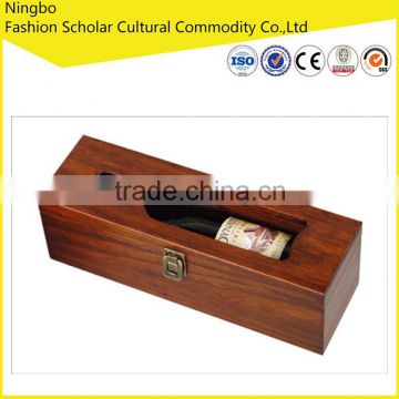 OEM custom wooden wine box wholesale wood pine