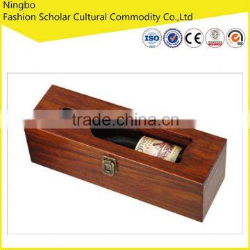 OEM custom wooden wine box wholesale wood pine