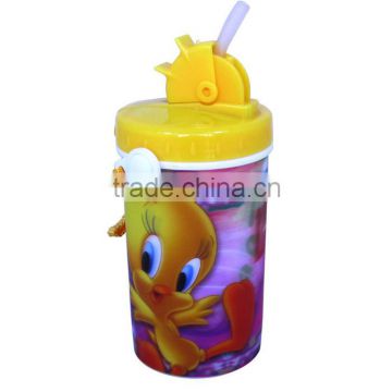 Cartoon Animals Mug Food Grade 2016 New Products 3D Promotion Water Bottle