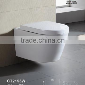 Ceramics Wall Hung Toilet WC with Concealed Cistern
