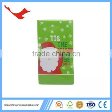 010 fancy decorative paper printed napkin for christmas