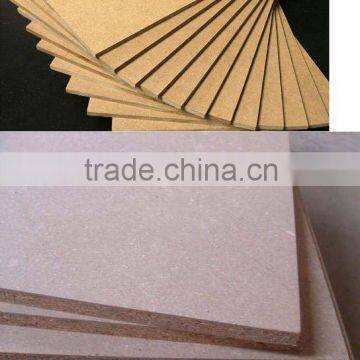 top quality plain MDF/raw MDF with poplar core for decoration and furniture