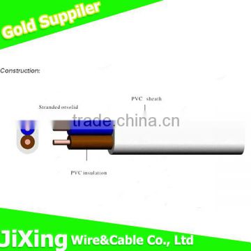 BVVB BVVB+E CU PVC PVC Multi-stranded flexible flat cable