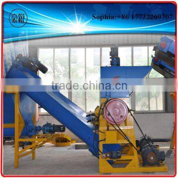 Plastic PET bottle crushing machine