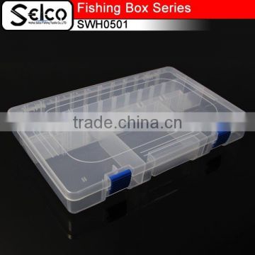 SWH0501 Transparent plastic fishing tackle box