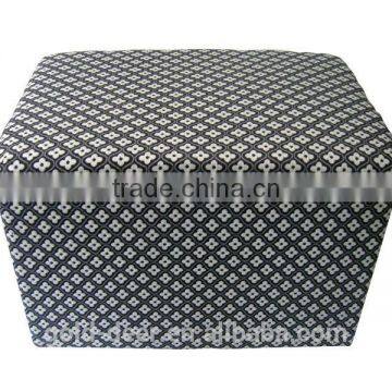 square soft storage footstool ottoman