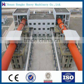 High capacity horizontal quick lime rotary kiln