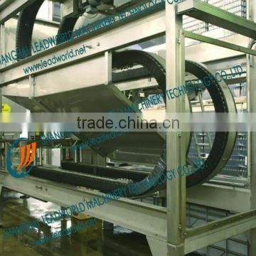 Hot sale sterilizing spray tunnel with inversing conveor