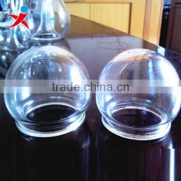 Manufacturer of custom led lamp glass/explosion-proof glass lamp shade, the glass ball half outdoor shield