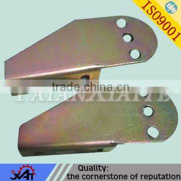 Customized metal stamping yellow galvanized auto spare parts